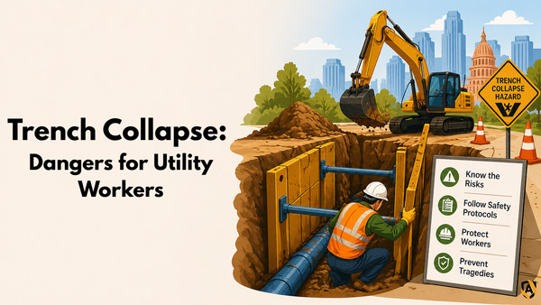 Trench Collapse: Dangers for Utility Workers