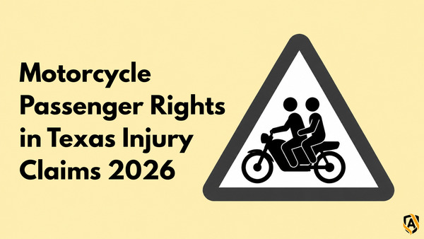 Motorcycle Passenger Rights in Texas Injury Claims 2026