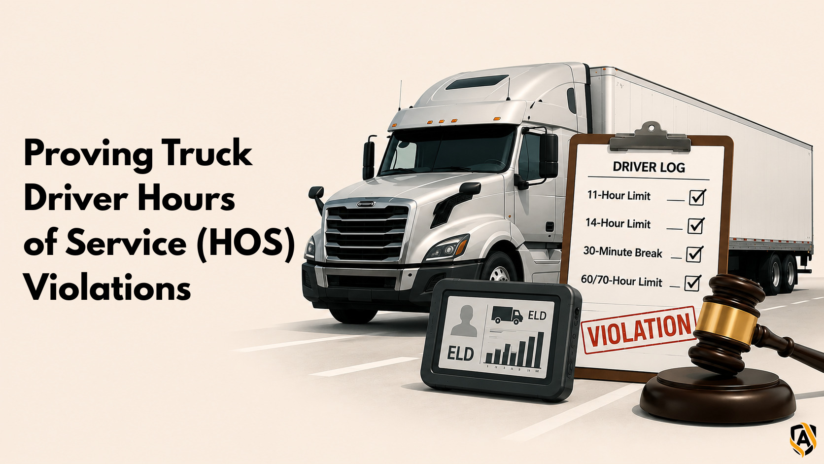 Proving Truck Driver Hours of Service (HOS) Violations