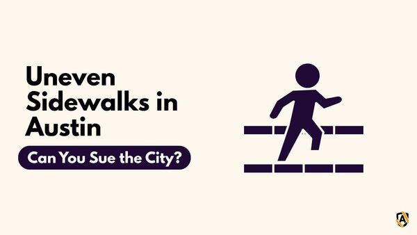 Uneven Sidewalks in Austin Can You Sue the City